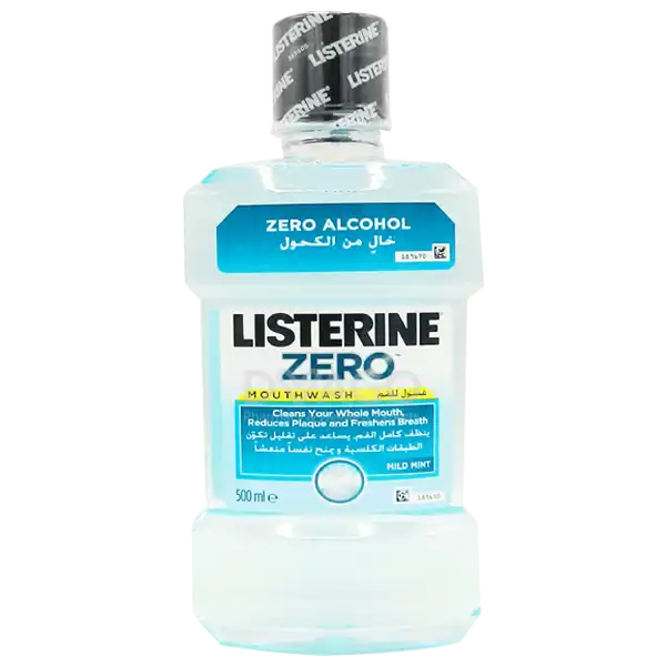 Listerine Zero Alcohol Mouthwash 500ml